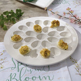 Stoneware Deviled Egg Platter-Lange General Store