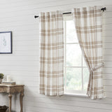 Wheatberry Short Panel Curtains-Lange General Store