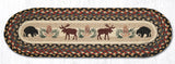 Woodland Bear and Moose Stair Tread Latex Rug-Lange General Store