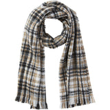 Dean Plaid Scarf - Neutral-Lange General Store