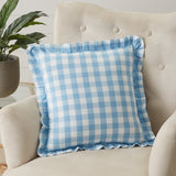 Dusk Buffalo Blue Check Pillow-Lange General Store