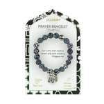 Prayer Bracelet - Black White-Lange General Store