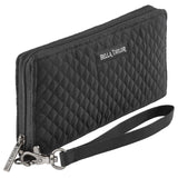 Solid Black RFID Envelope Wallet-Lange General Store