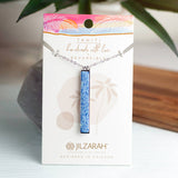 Tahiti Silver Vertical Bar Necklace-Lange General Store