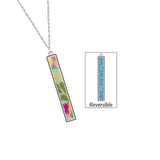 Tahiti Silver Vertical Bar Necklace-Lange General Store